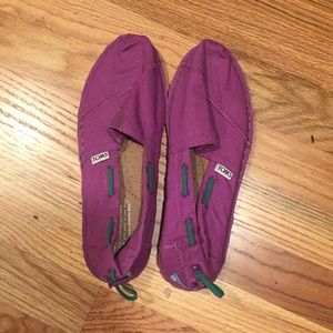 Purple Tom shoes. Worn twice